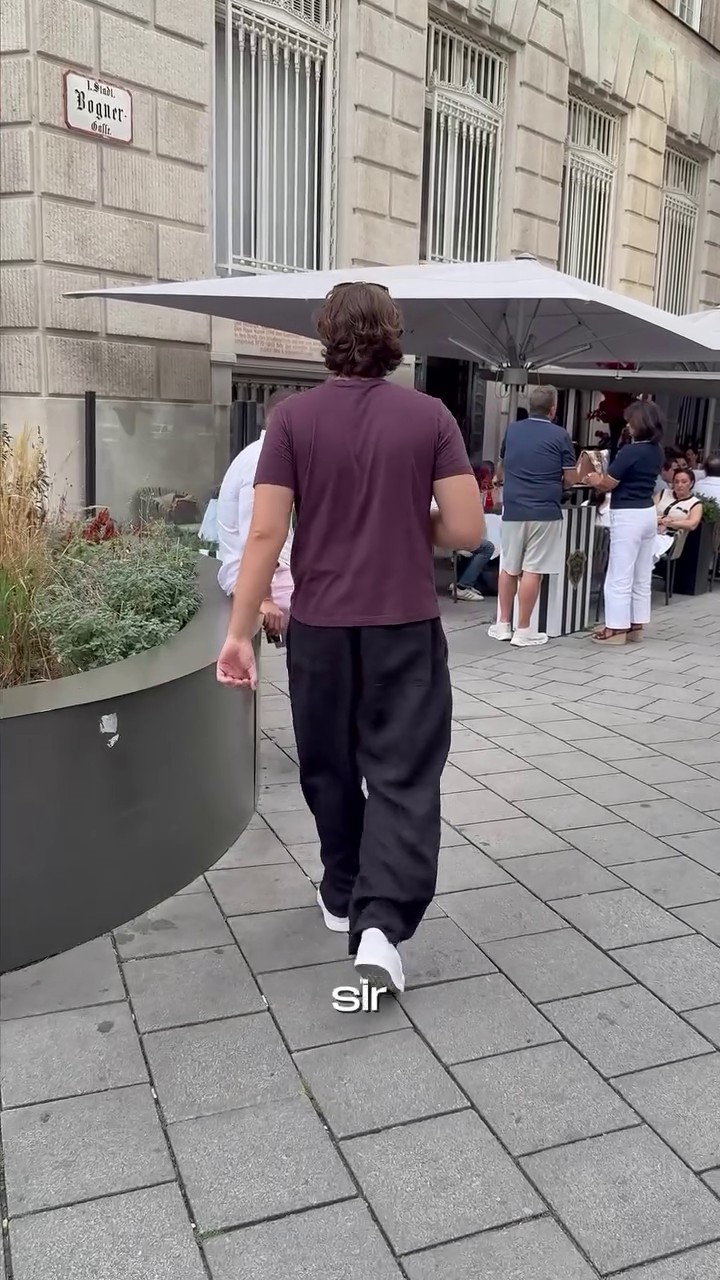 Young millionaire — street interview in Vienna