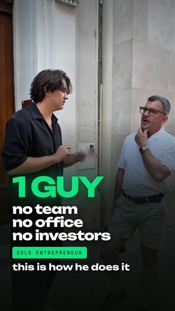 Solo founder — street interview in Vienna